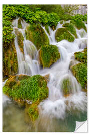 Wall sticker Waterfalls in the Plitvice National Park