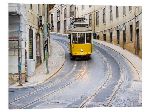 Gallery print Yellow tram in Lisbon