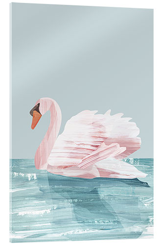 Acrylic print Swan