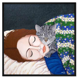 Gerahmter Kunstdruck Freunde