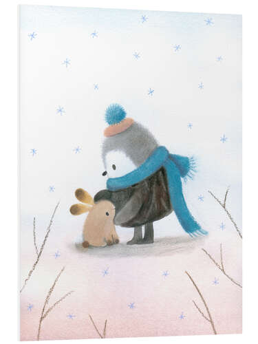 Cuadro de PVC Amigo pingüino