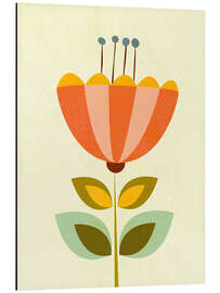 Magnettafel Retro orange