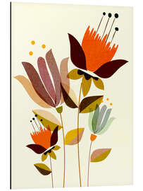 Magnettafel Retro Strauß