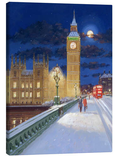 Canvas print Winter in London