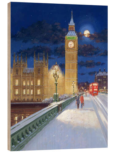 Obraz na drewnie Winter in London
