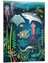 Magnettafel Unter dem Meer