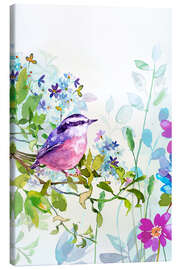 Canvas print Summer bird