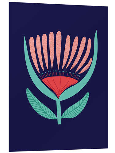 Foam board print Tropical flower I