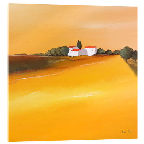 Akryylilasitaulu Golden Tuscany