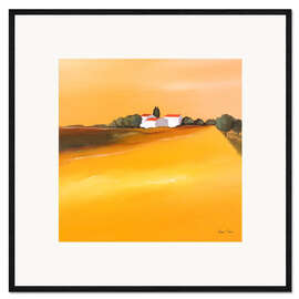 Framed art print Golden Tuscany