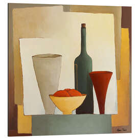 Magnettafel Stillleben mit Wein