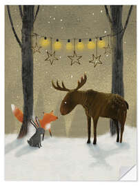 Wall sticker Winter night