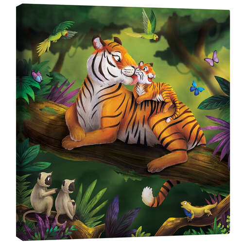 Canvas print Tiger Mom