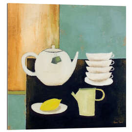 Gallery print Still life with lemon and tea