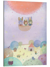 Magnettafel Ballonfahrt