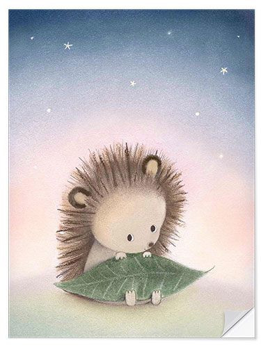 Sisustustarra Little hedgehog