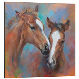 Magnettafel Pferdekuss