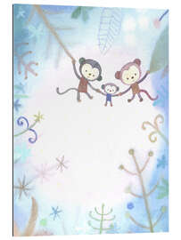 Gallery print Monkey family