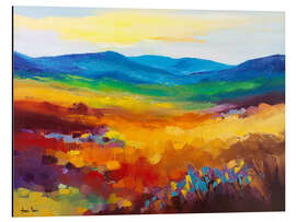 Magnettafel Blühende Landschaft I