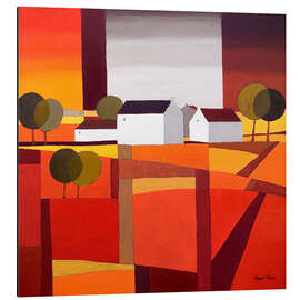 Magnettafel Kubistische Toskana