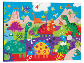 Magnettafel Dinoland