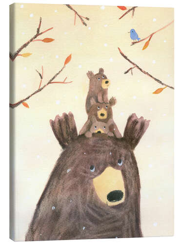 Canvas-taulu First snow