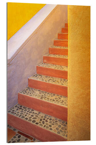 Galleritryck Yellow stone staircase