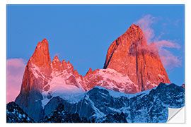 Wall sticker Sunrise on Mount Fitz Roy