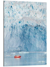 Obraz na aluminium Glacier Equip in West Greenland