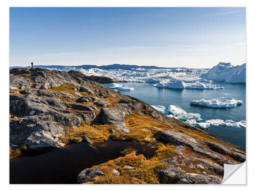 Selvklebende plakat Ilulissat Icefjord