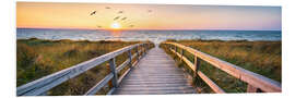 Foam board print Dunes On the Beach III