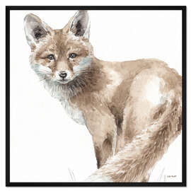 Gerahmter Kunstdruck Freunde des Waldes – Fuchs