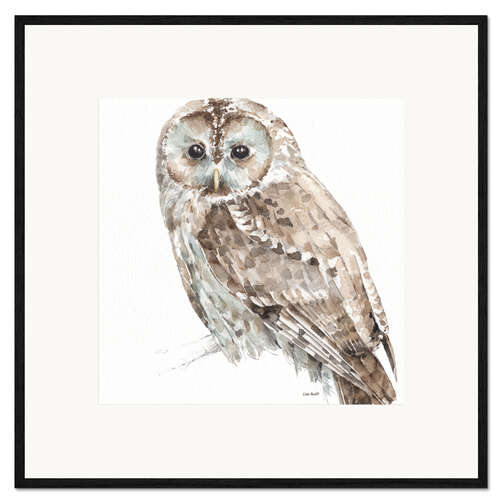 Framed art print Forest Friends - Owl