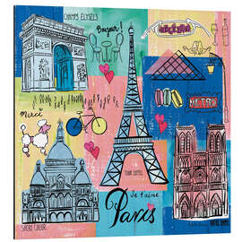 Magnettafel Global Travel – Paris