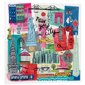 Foam board print Global Travel - New York