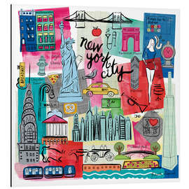 Magnettafel Global Travel – New York