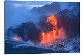 Gallery Print Kilauea-Lavafluss auf Hawaii