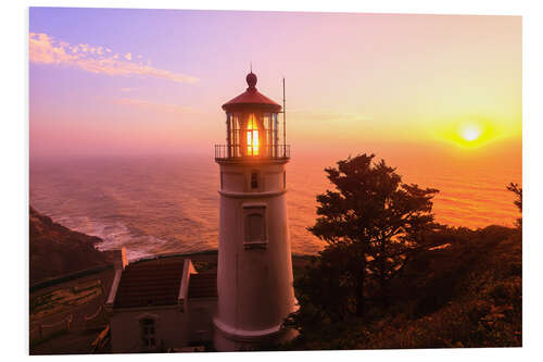 Hartschaumbild Heceta Head Leuchtturm