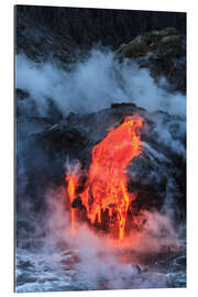 Gallery Print Lavafluss auf Hawaii