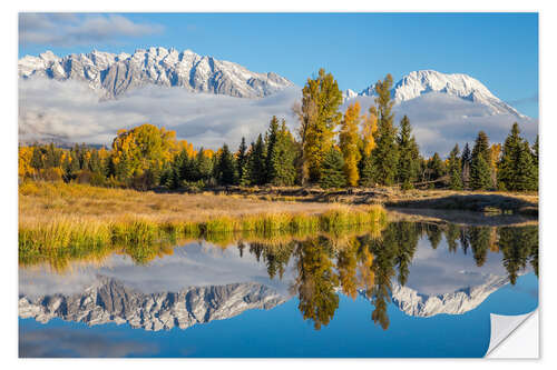 Sisustustarra Mt. Moran and the Teton mountains