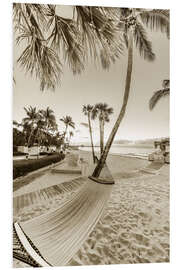 PVC-taulu Hammock on the beach