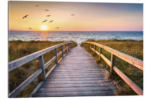 Gallery print Sunset on the dune beach I