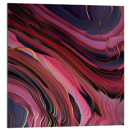 Gallery print Plum Abstract Design