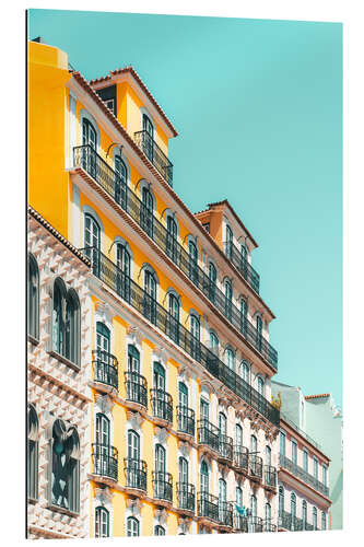 Galleriprint Colorful facade in Lisbon, Portugal