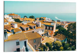 Aluminium print Above the rooftops of Lisbon II