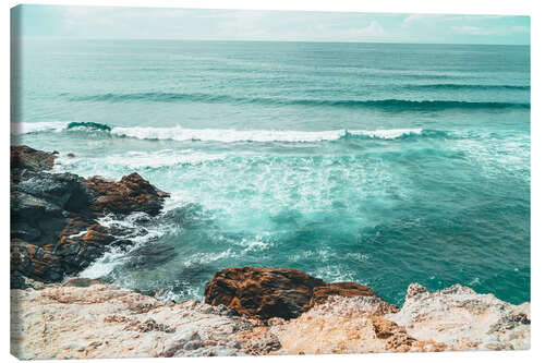 Canvas print Algarve coast, Portugal