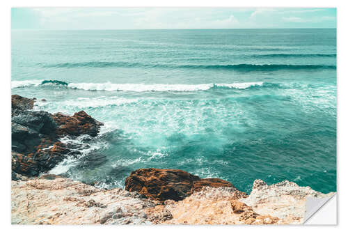 Selvklebende plakat Algarve coast, Portugal