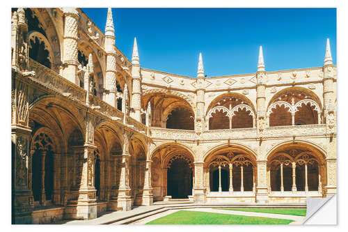 Selvklebende plakat Mosteiro dos Jerónimos, Portugal