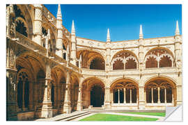 Selvklæbende plakat Mosteiro dos Jerónimos, Portugal