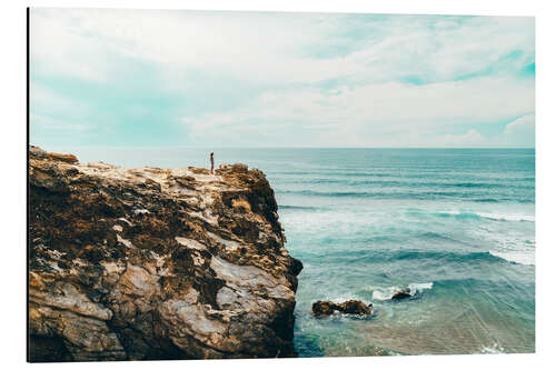 Aluminium print Cliff at the Algarve coast, Portugal